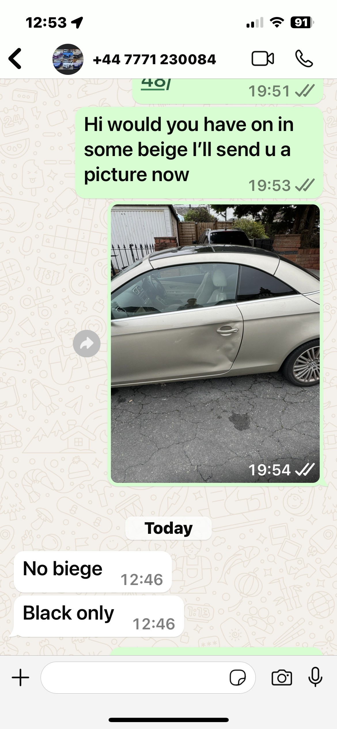 Volkswagen Eos Door (Front/Left)