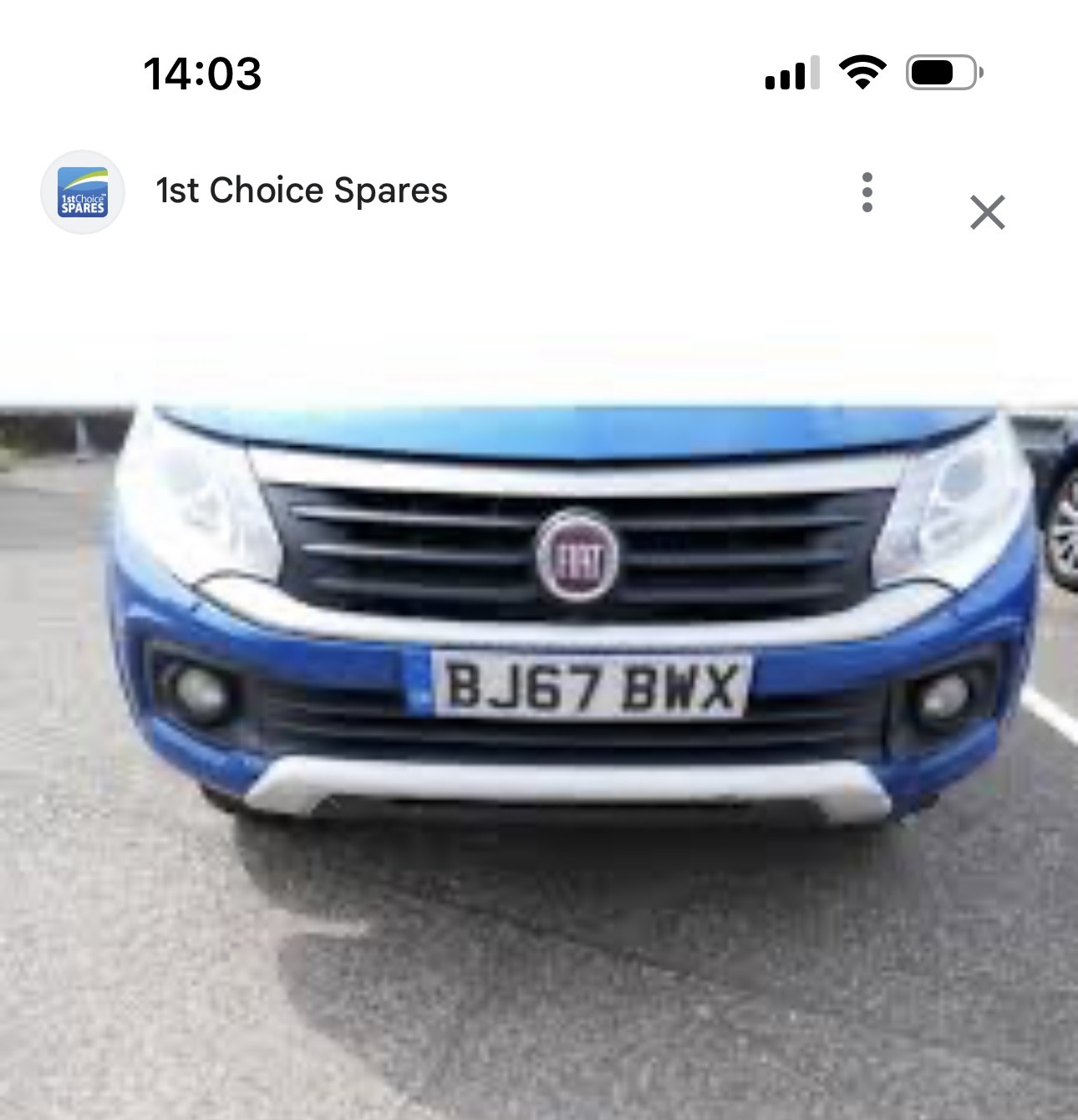 Fiat Fullback Bumper (Front)