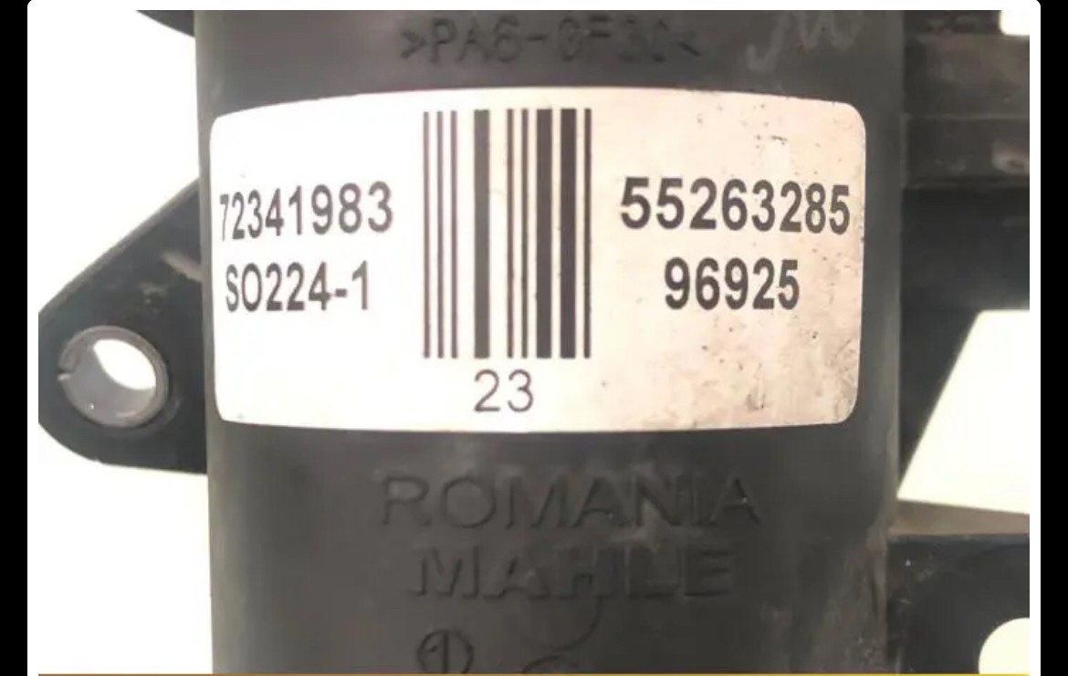 FIAT Doblo Cargo oil breather