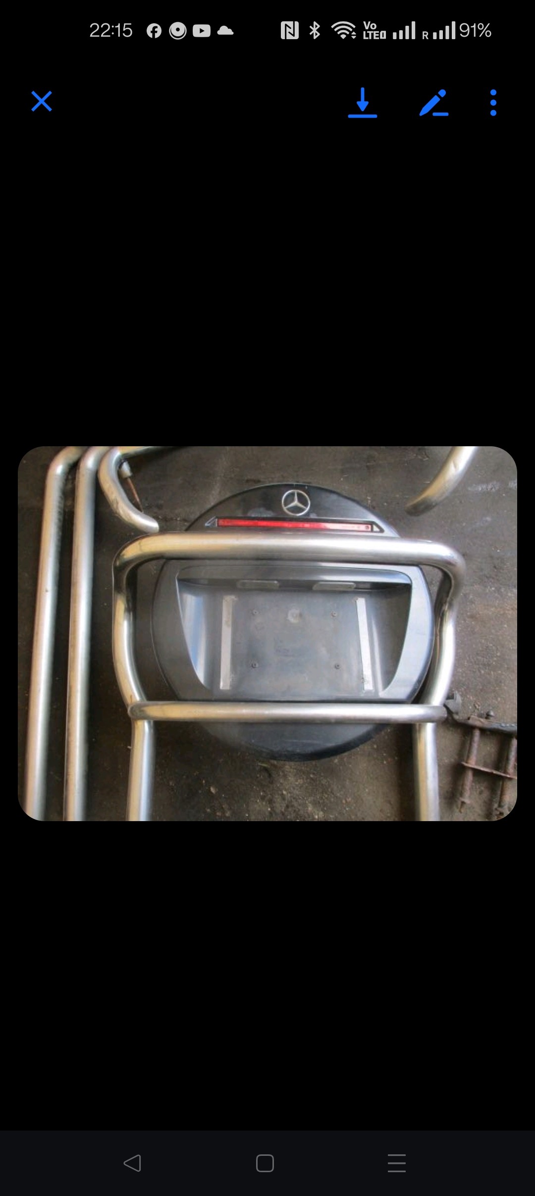 Mercedes-Benz M-Class Spare Tyre/Carrier