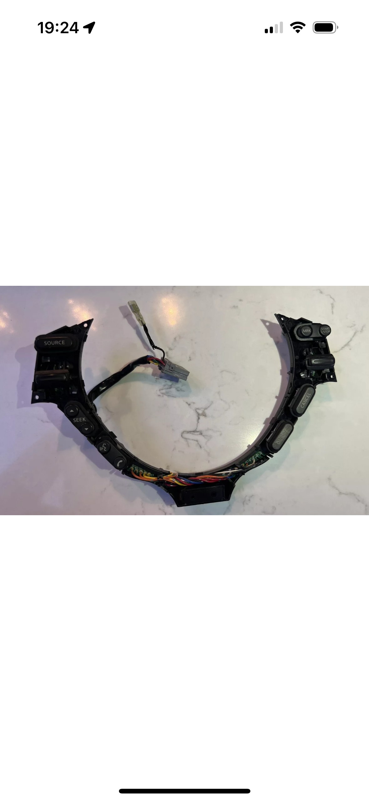 NISSAN GT-R steering wheel buttons
