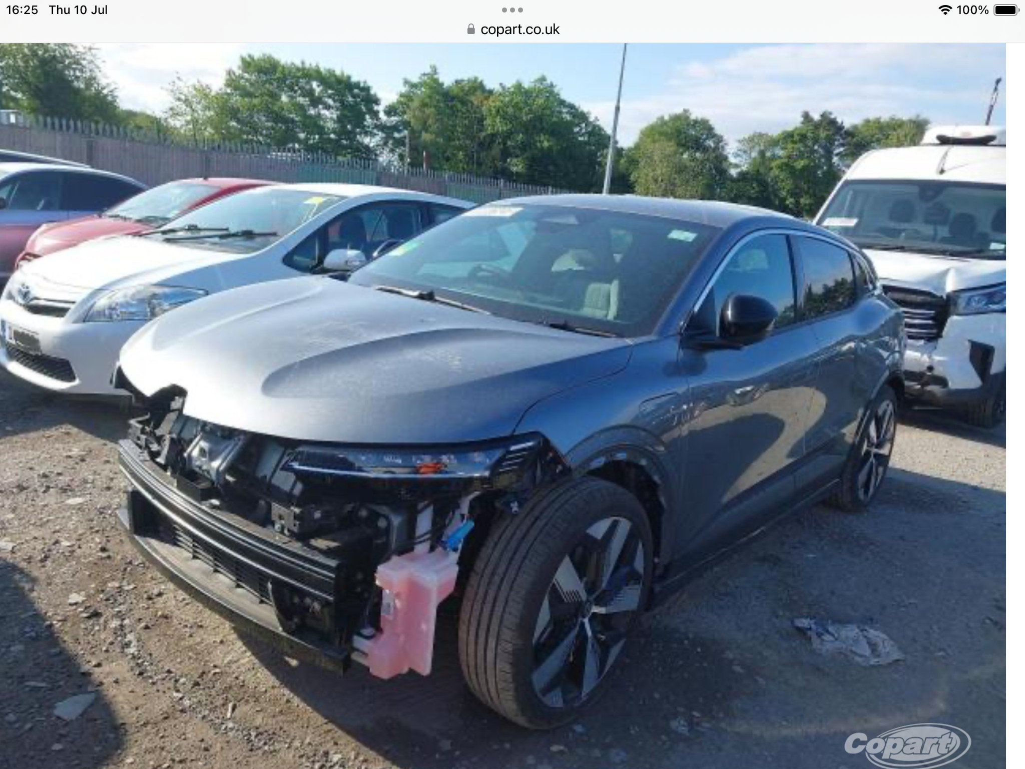 Renault Megane E-Tech front bumper