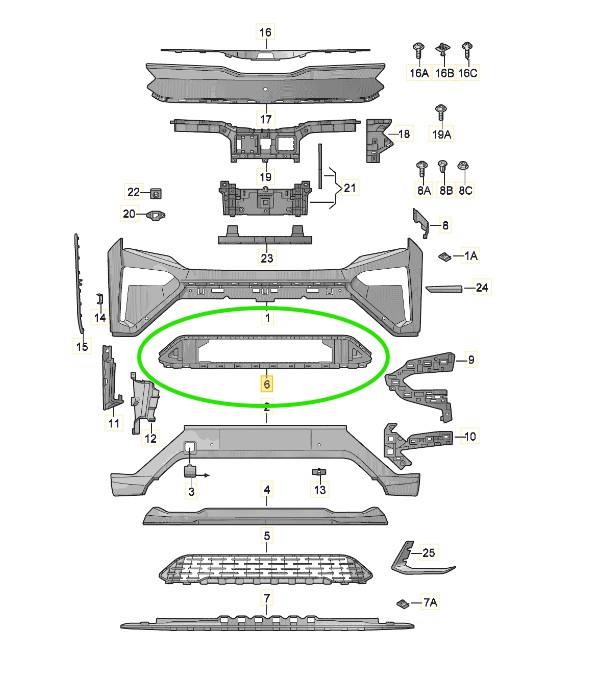 SKODA Elroq Air Guide (Front)