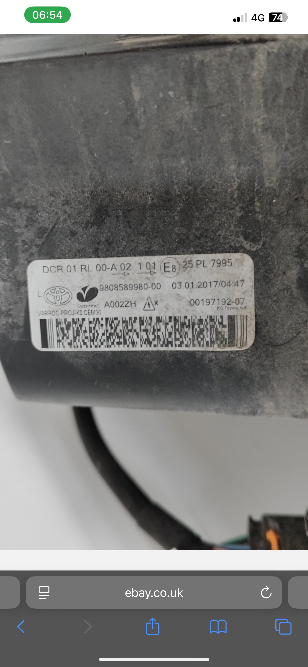 TOYOTA Proace Verso Headlamp (Left)