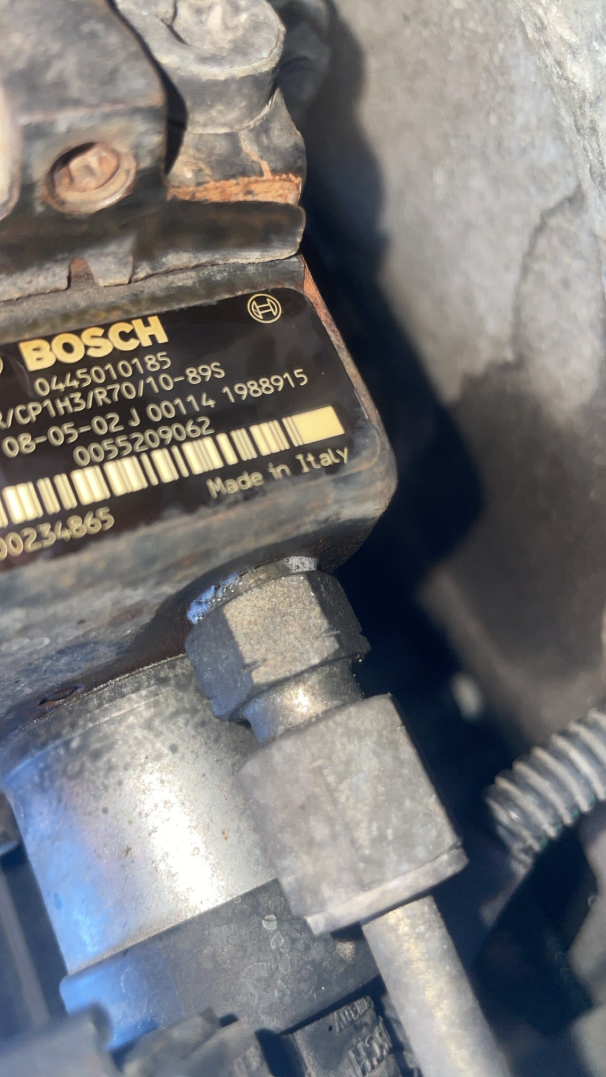ALFA ROMEO 159 INJECTOR PUMP HIGH PRESSURE (DIESEL)