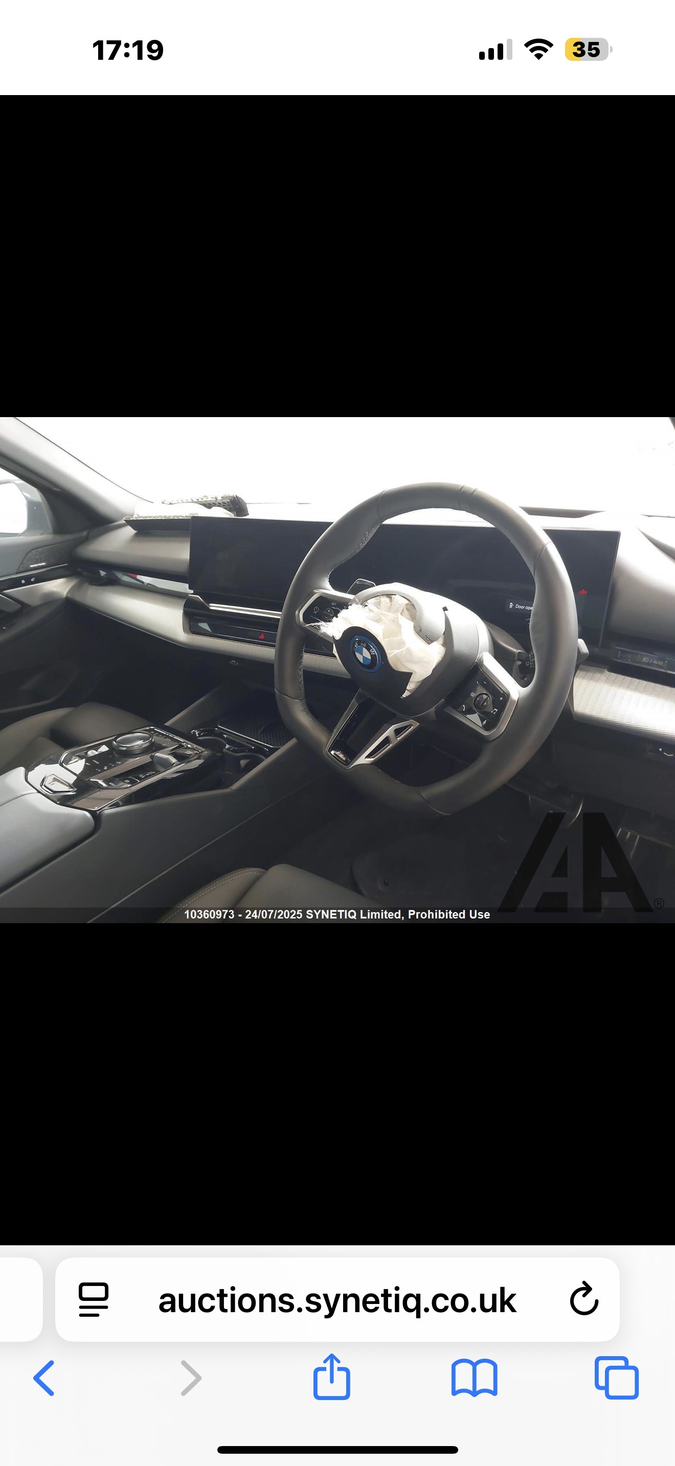 BMW I5 Airbag (In Steering Wheel)