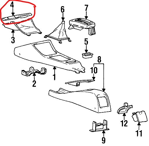 Hyundai Accent Cup Holder (N/S)