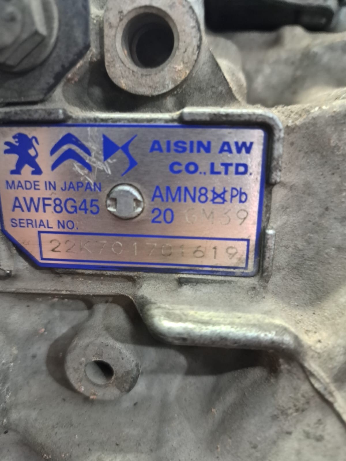 Peugeot Traveller transmission