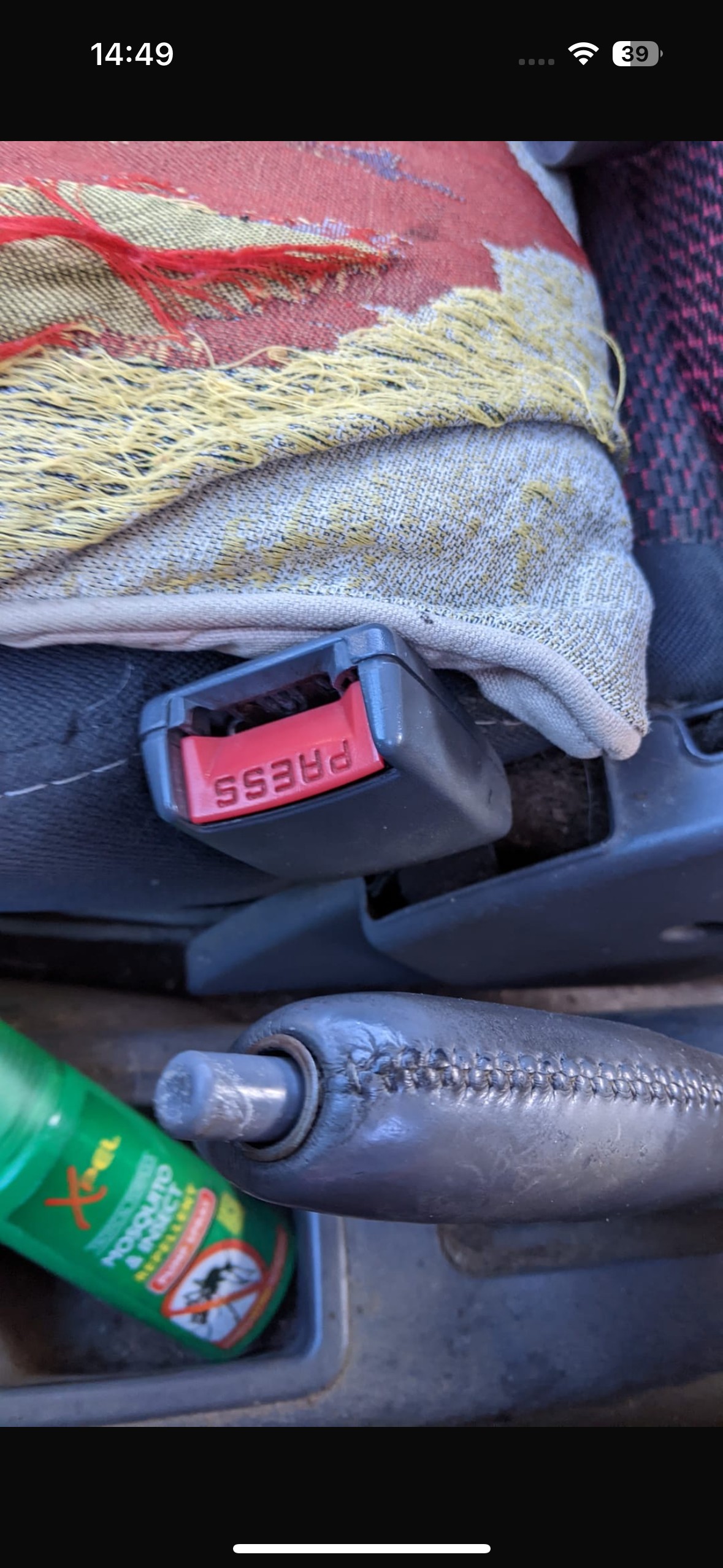 HYUNDAI Amica SEAT BELT STALK (FRONT O/S)