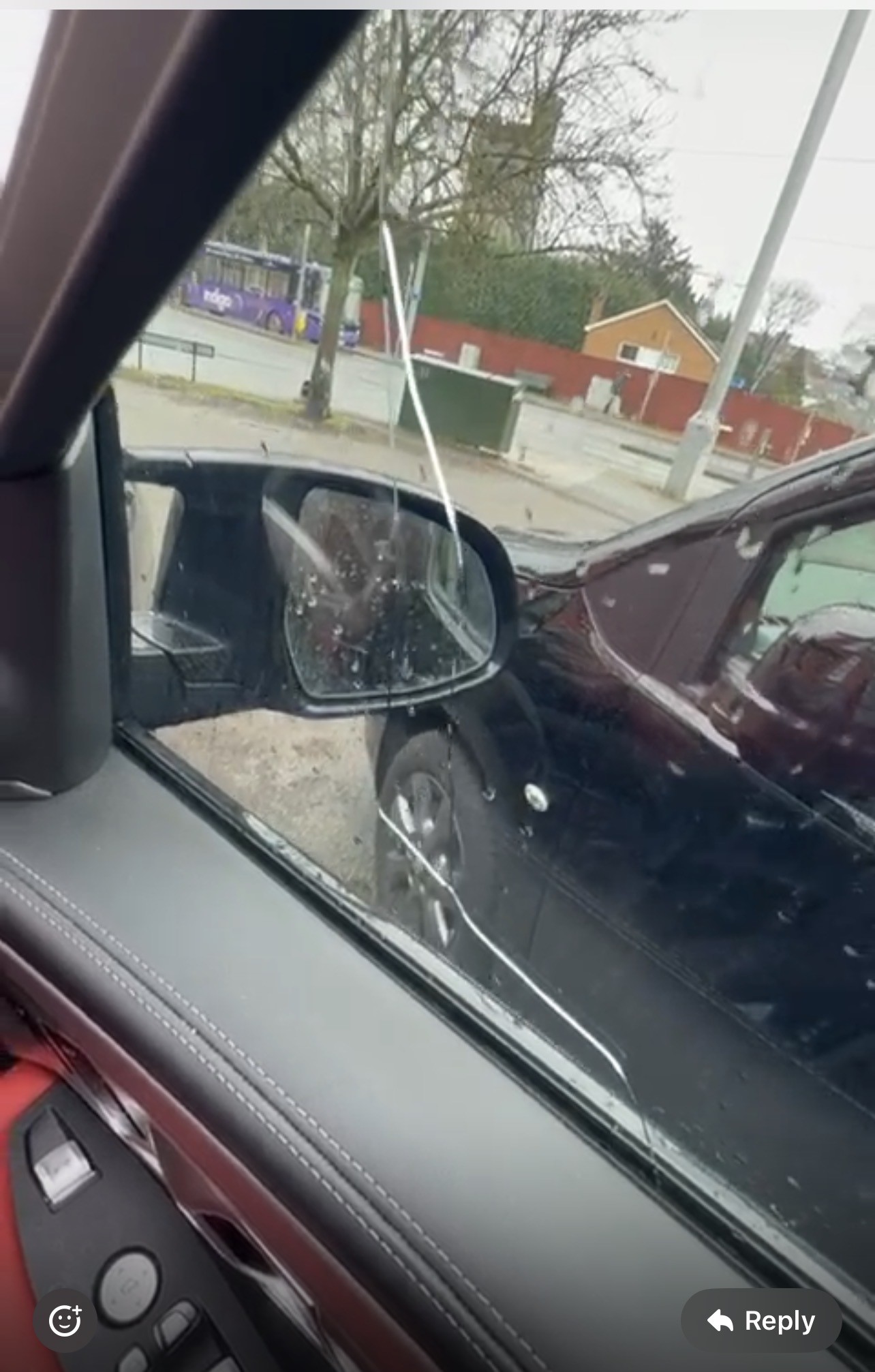 BMW XM Driver side glass