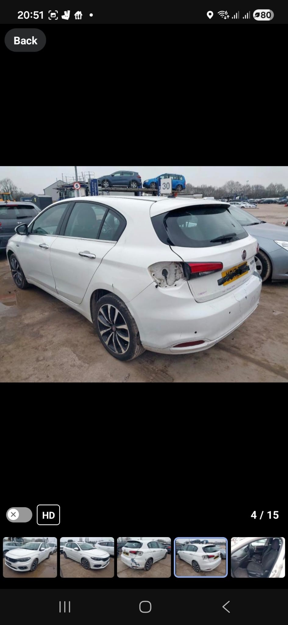 FIAT Tipo BUMPER - FRONT