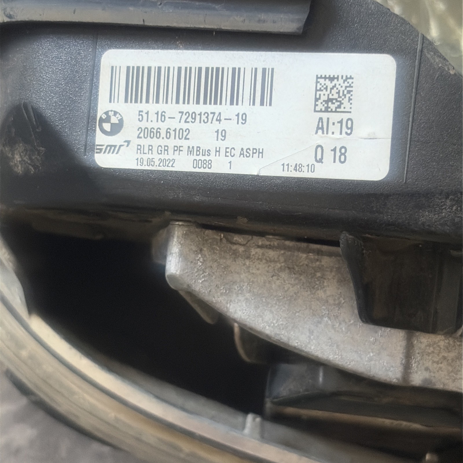 BMW I3 DOOR MIRROR - OS Right, HEATED, POWERFOLD