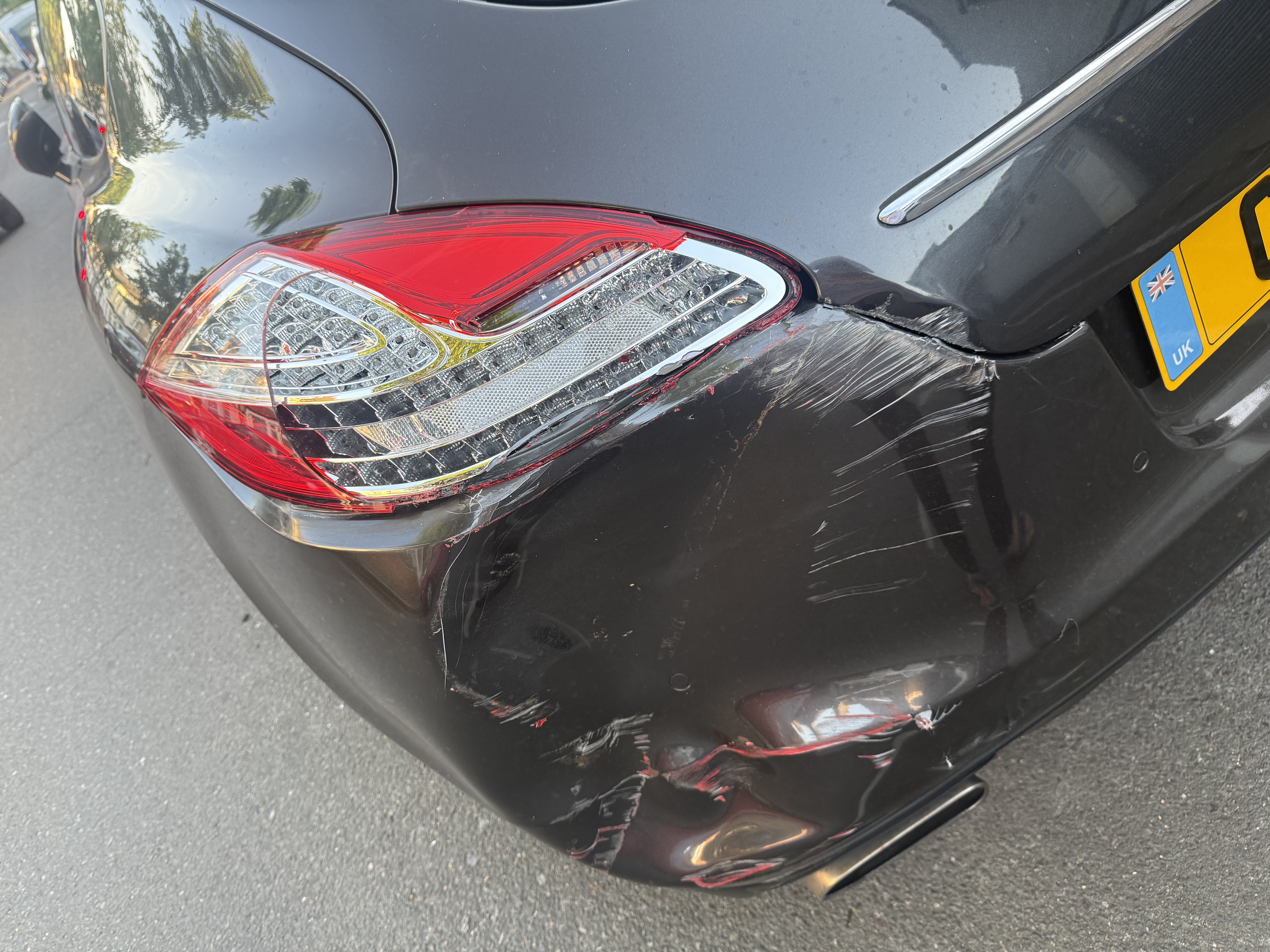 PORSCHE Panamera BUMPER - REAR