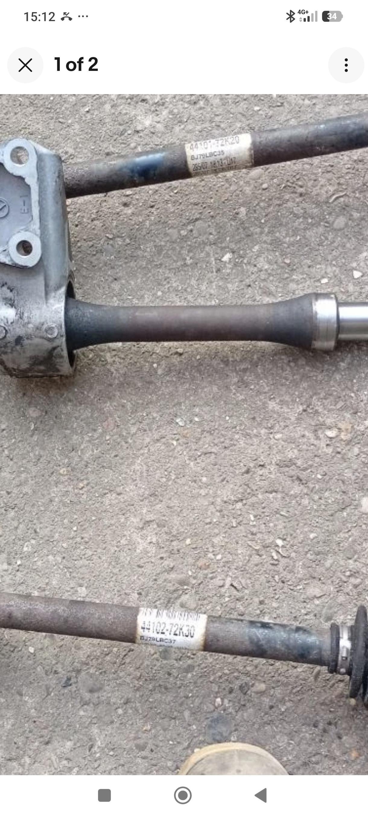 SUZUKI Swift INTERMEDIATE SHAFT