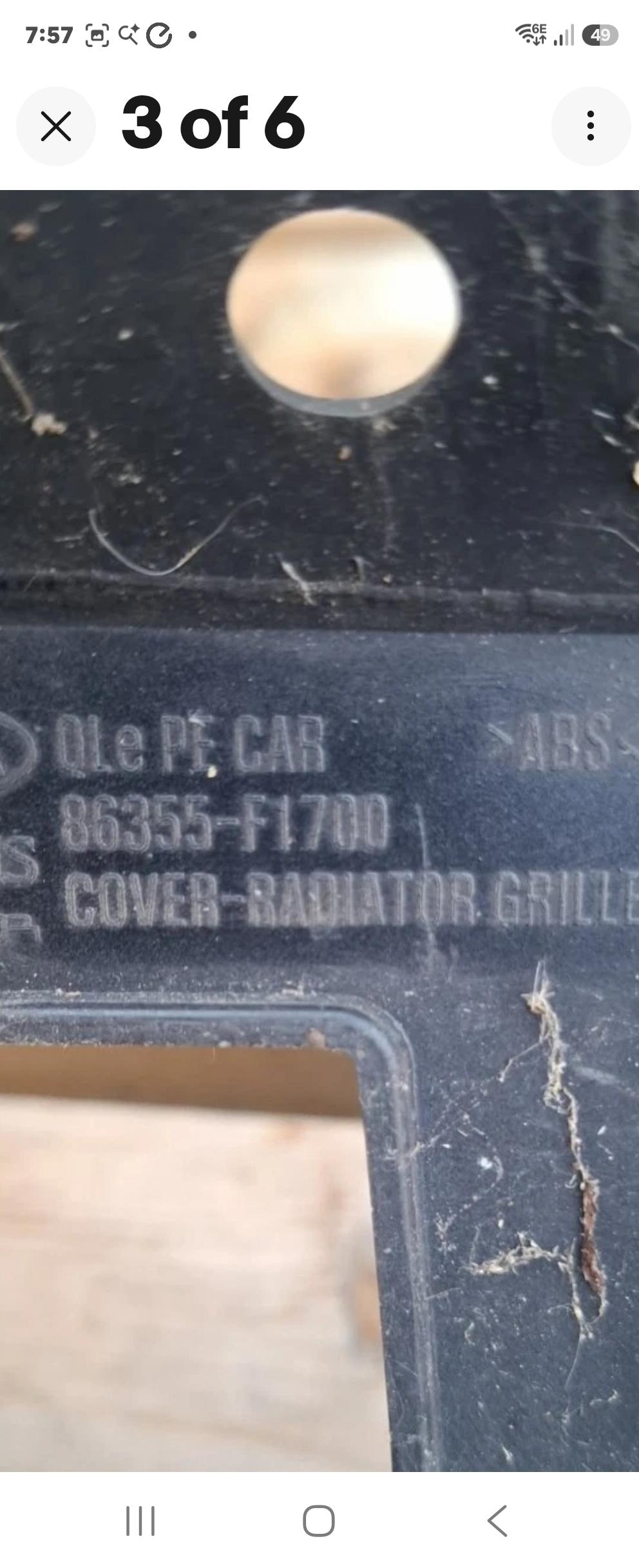 KIA Sportage 86350-F1730 Grille front